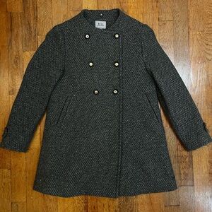 🖤 BEEN Nature & Comfort Textured Double Breasted Coat